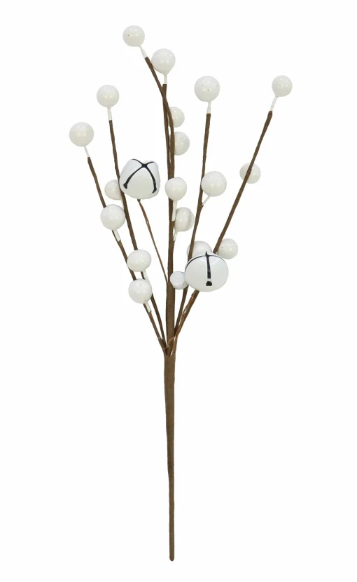 Pick & Berries>Christmas World Berries Pick With Nutbells (25Cm)