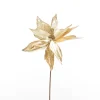 Touch Of Elegance>Christmas World Champagne Poinsettia Stems (45Cm)