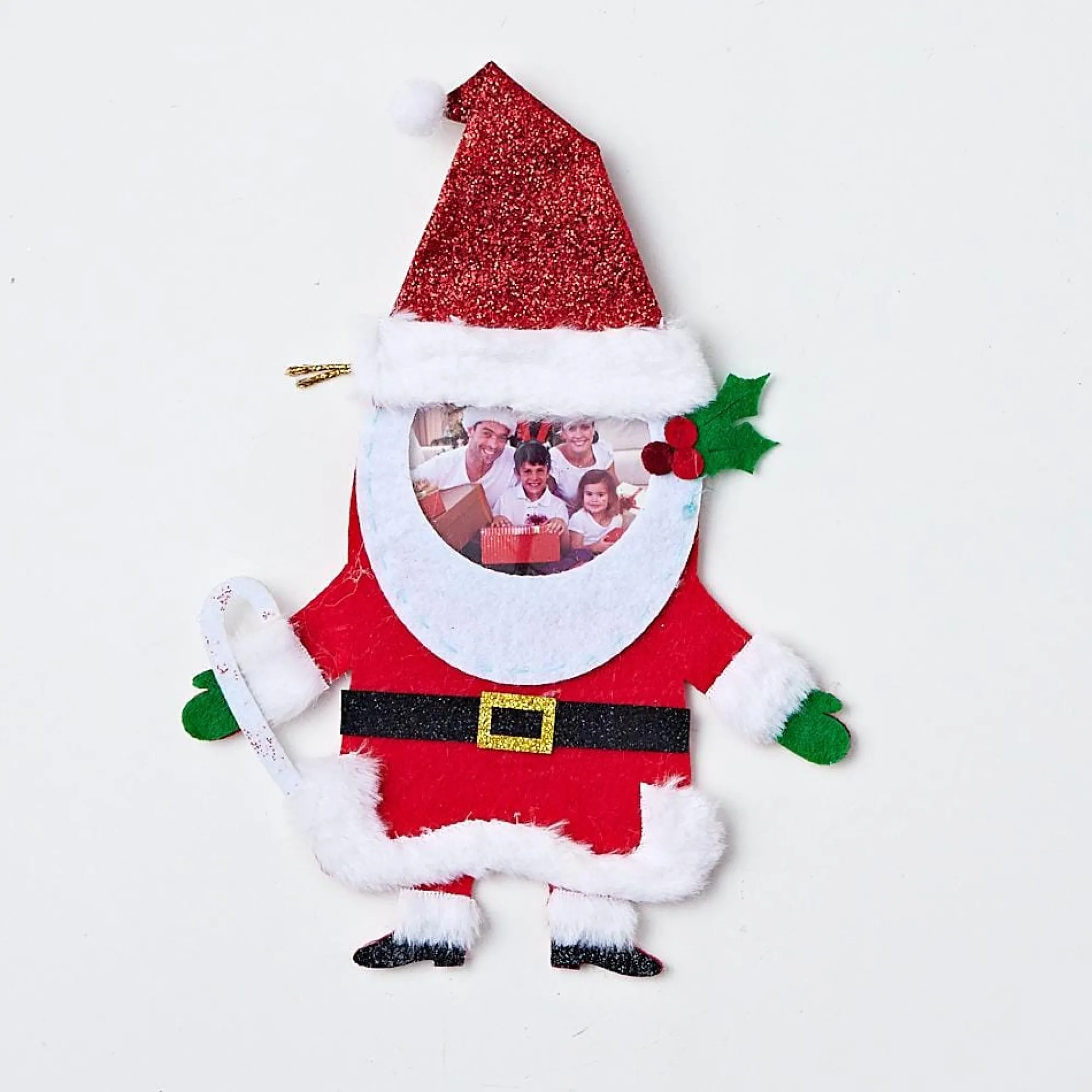 Other Decorations>Christmas World Christmas Felt Photo Frame Deco - Santa
