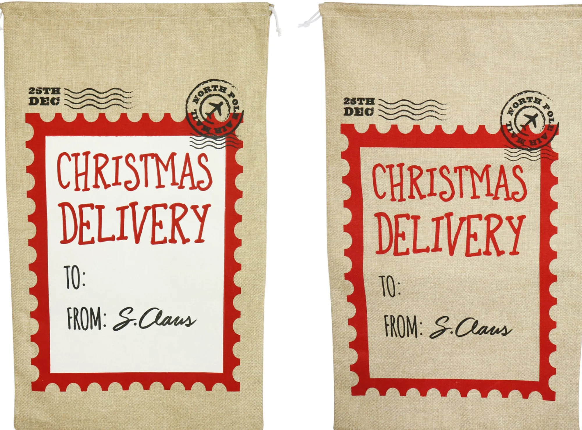 Traditional & Berry>Christmas World Christmas Stamp Sack Asst