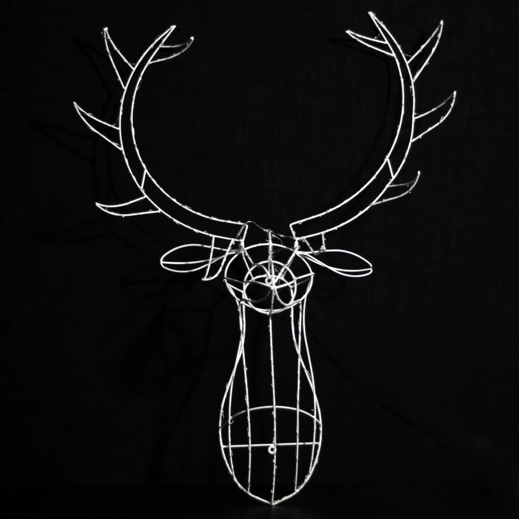 3D & 2D Displays>Christmas World 3D Ww/W Hanging Reindeer Head Wall Decor