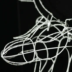 3D & 2D Displays>Christmas World 3D Ww/W Hanging Reindeer Head Wall Decor