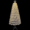 Fibre Optic Trees>Christmas World Fibre Optic Led Flashing White Tree (1.8M)