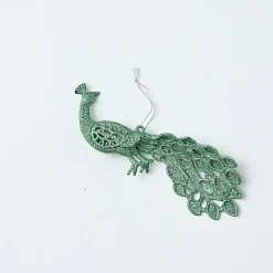 Hanging Decorations></noscript>Christmas World Glitter Hanging Decoration - Silver Dove