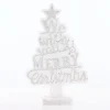 Magical Winter Wonderland>Christmas World Glitter Message Tree Decoration