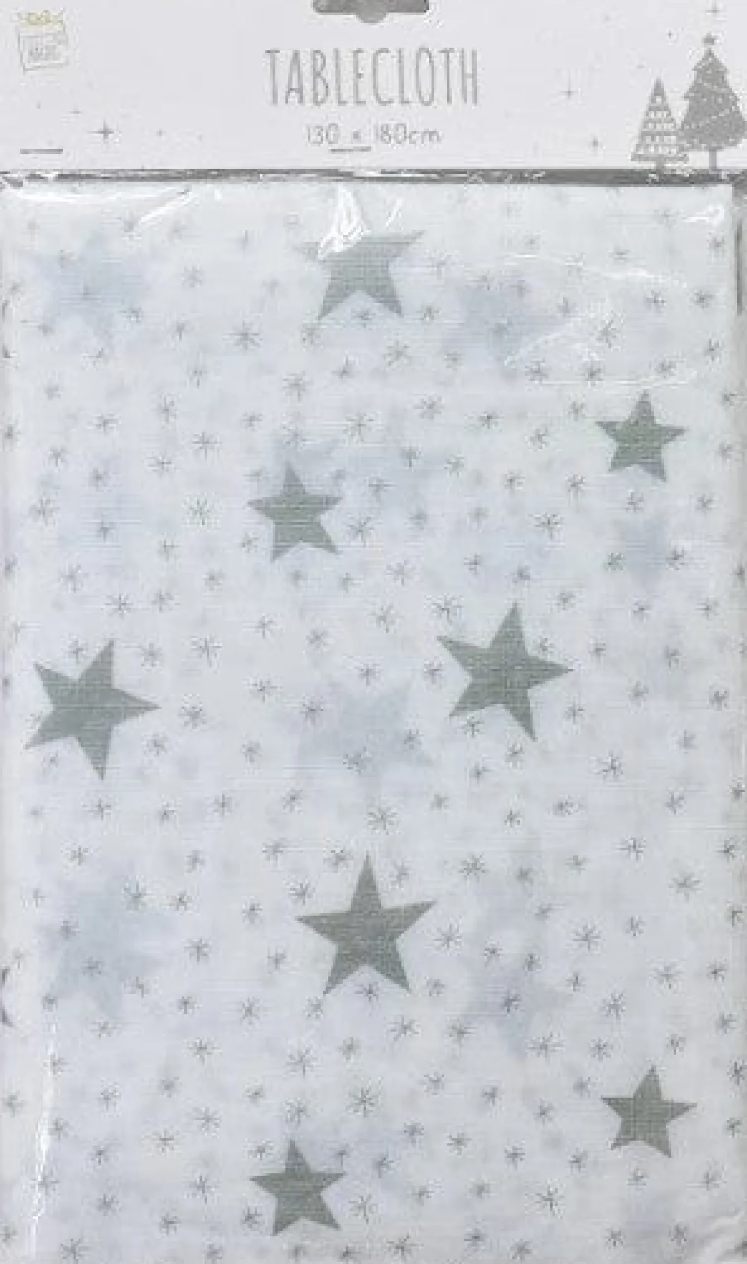 Touch Of Elegance>Christmas World Gold Or Silver Rectangular Tablecloth Asst - Gold Star