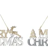Touch Of Elegance>Christmas World Hanging Merry Christmas Sign (30Cm)