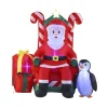 Inflatables>Christmas World Inflatable Santa And Armchair (1.8M)
