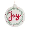 Traditional & Berry>Christmas World Joy Hanging Sign (48Cm)