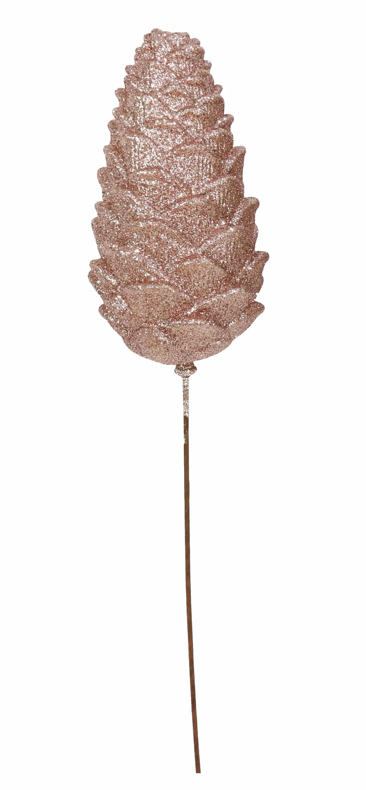 Magical Winter Wonderland>Christmas World Jumbo Glitter Cone Pick Asst (46Cm)