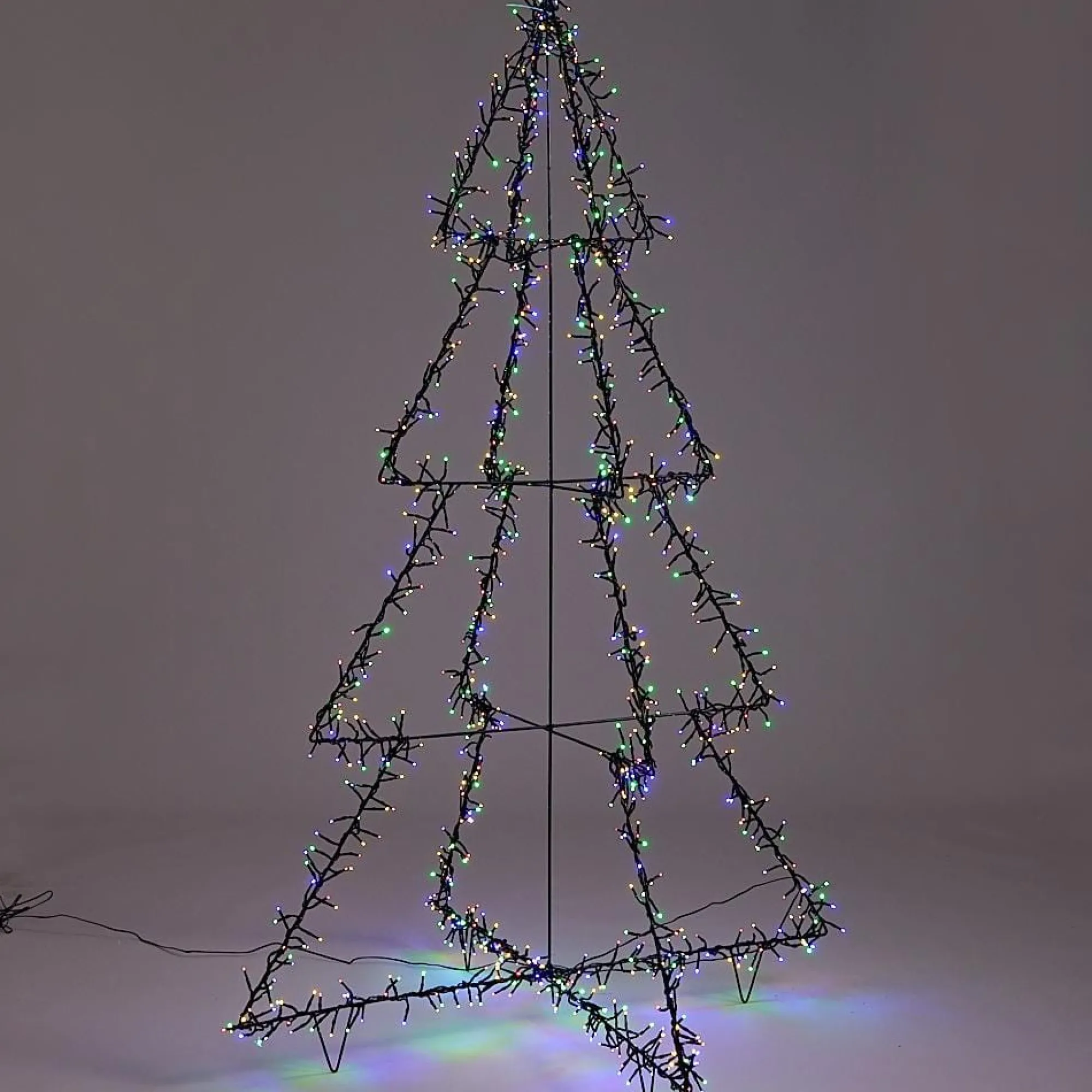 3D & 2D Displays>Christmas World Led Cluster Lights Yard Tree (180Cm)