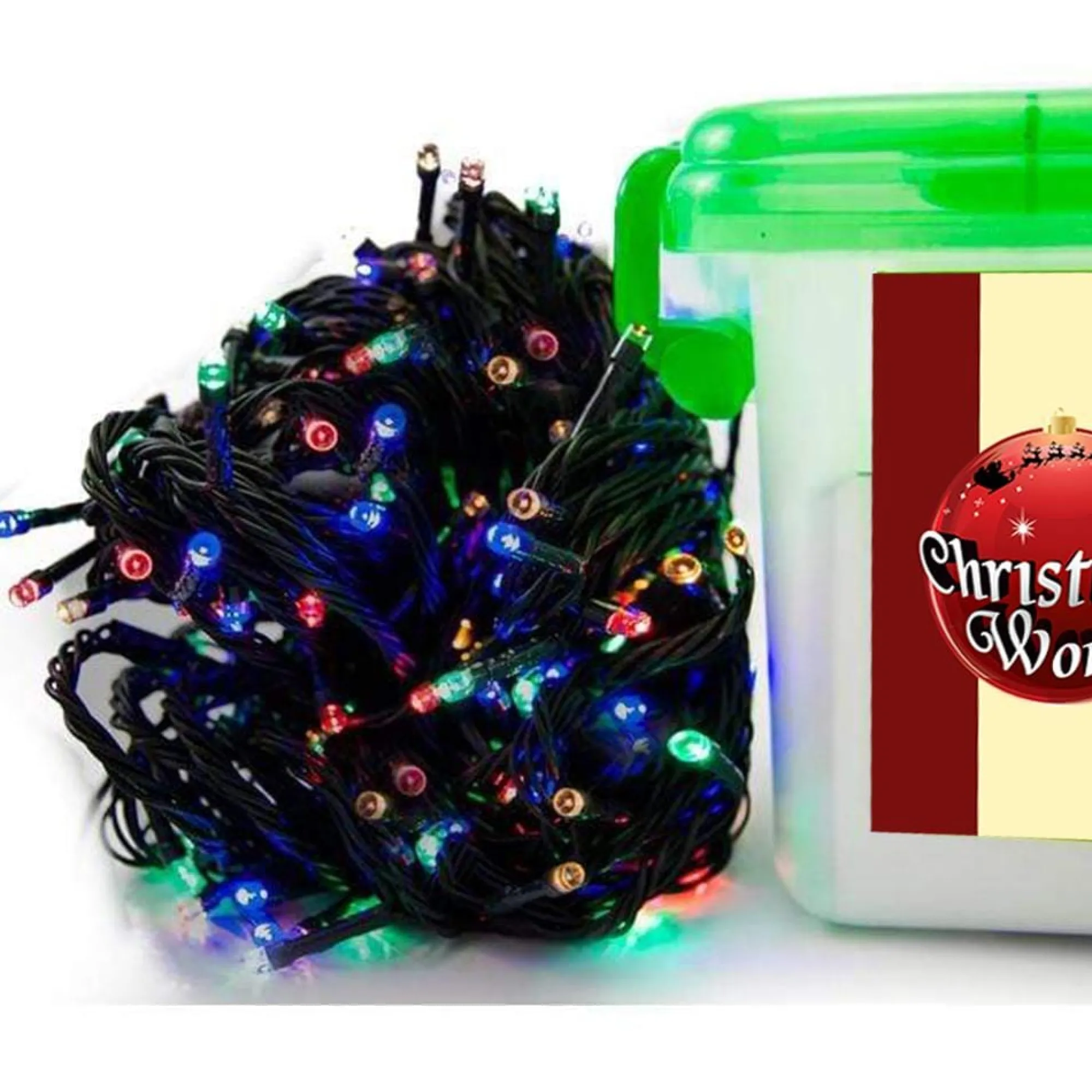 Fairy Lights>Christmas World Led Fairy Lights Multi (20M)