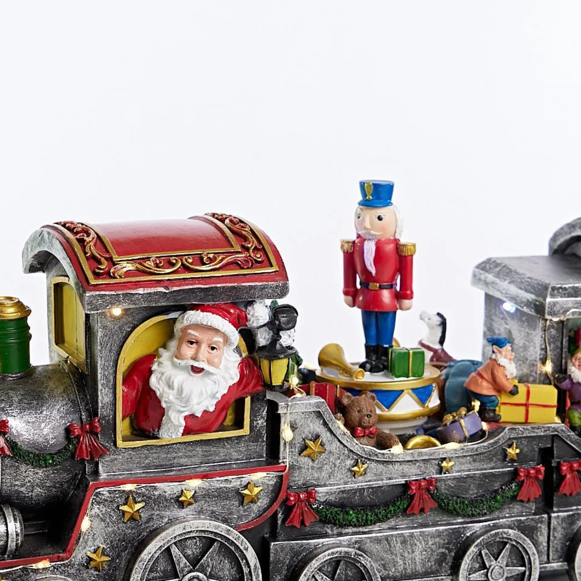 3D & 2D Displays>Christmas World Led Musical Santa Nutcracker Train