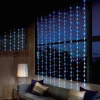 Curtain Lights>Christmas World Led White-Blue Waterfall Curtain (2X2M)
