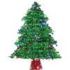 Tinsels>Christmas World Light Up Tinsel Tree Plaque