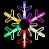 Frame Ropelight (Motifs)>Christmas World Neon Digital Rainbow Snowflake (75Cm)