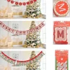 Hanging Decorations>Christmas World 14Pc Merry Christmas Bunting Asst (2.7M) - Circle