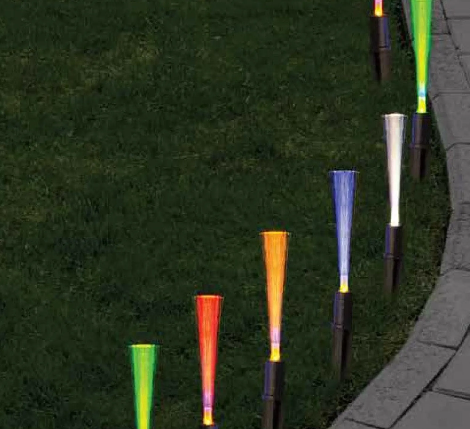 Solar Lights>Christmas World Solar Garden Sprays (20Pcs)