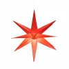 3D & 2D Displays>Christmas World Starburst Hanging Decorative Red Light