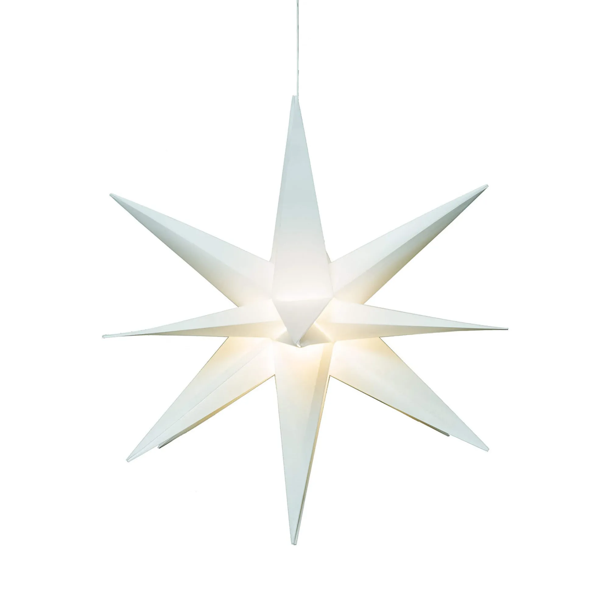 3D & 2D Displays>Christmas World Starburst Hanging Decorative White Light