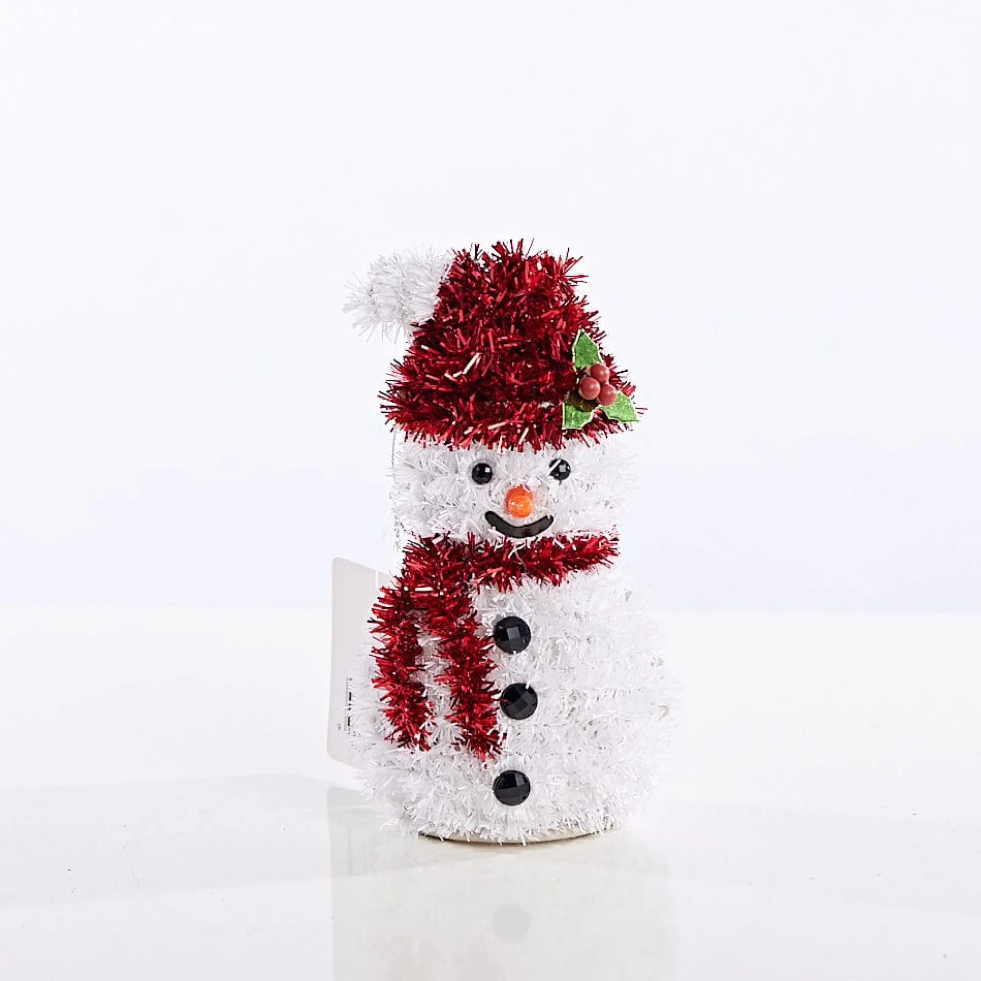 Hanging Decorations>Christmas World Tinsel Decoration 6 Asst - Penguin