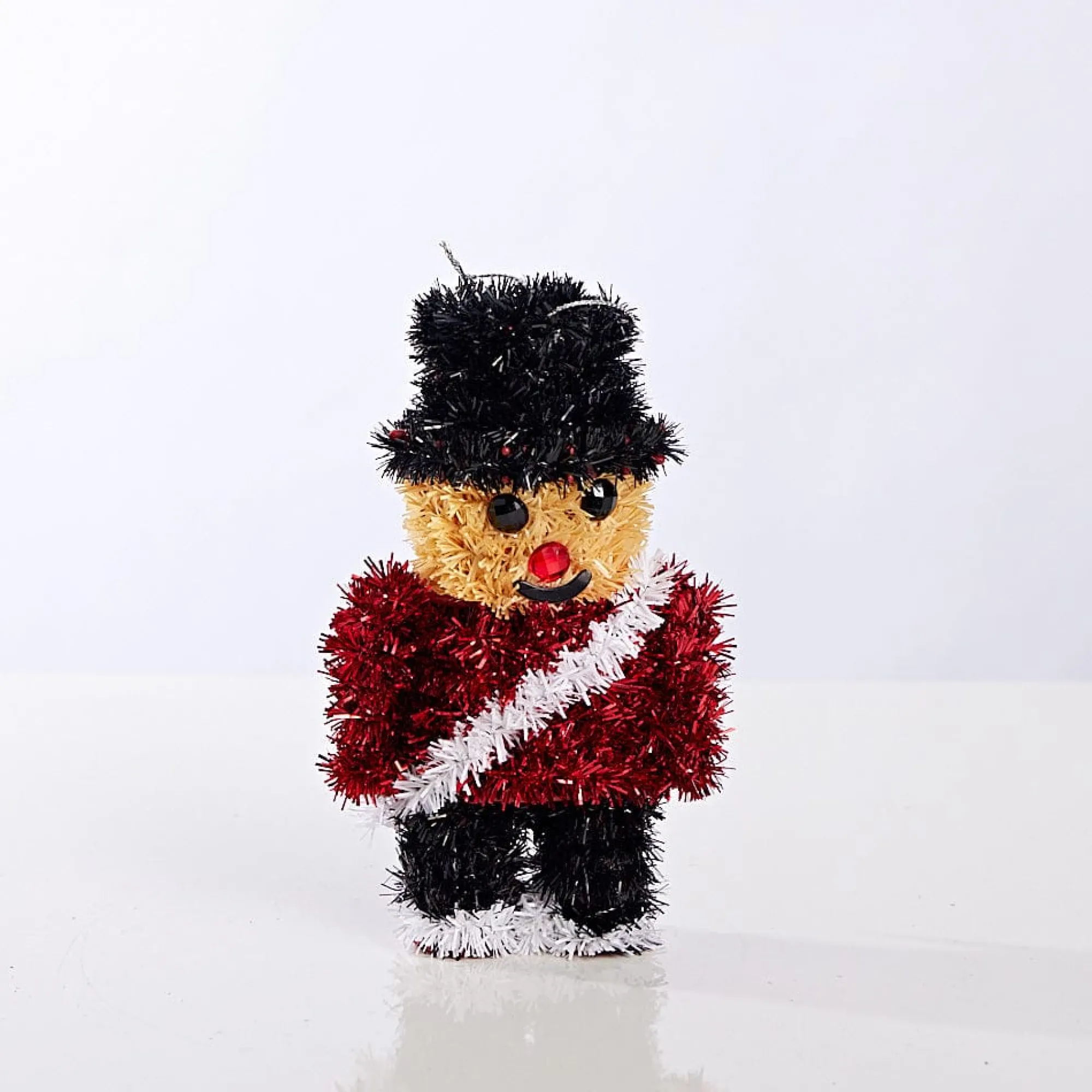 Hanging Decorations>Christmas World Tinsel Decoration 6 Asst - Penguin