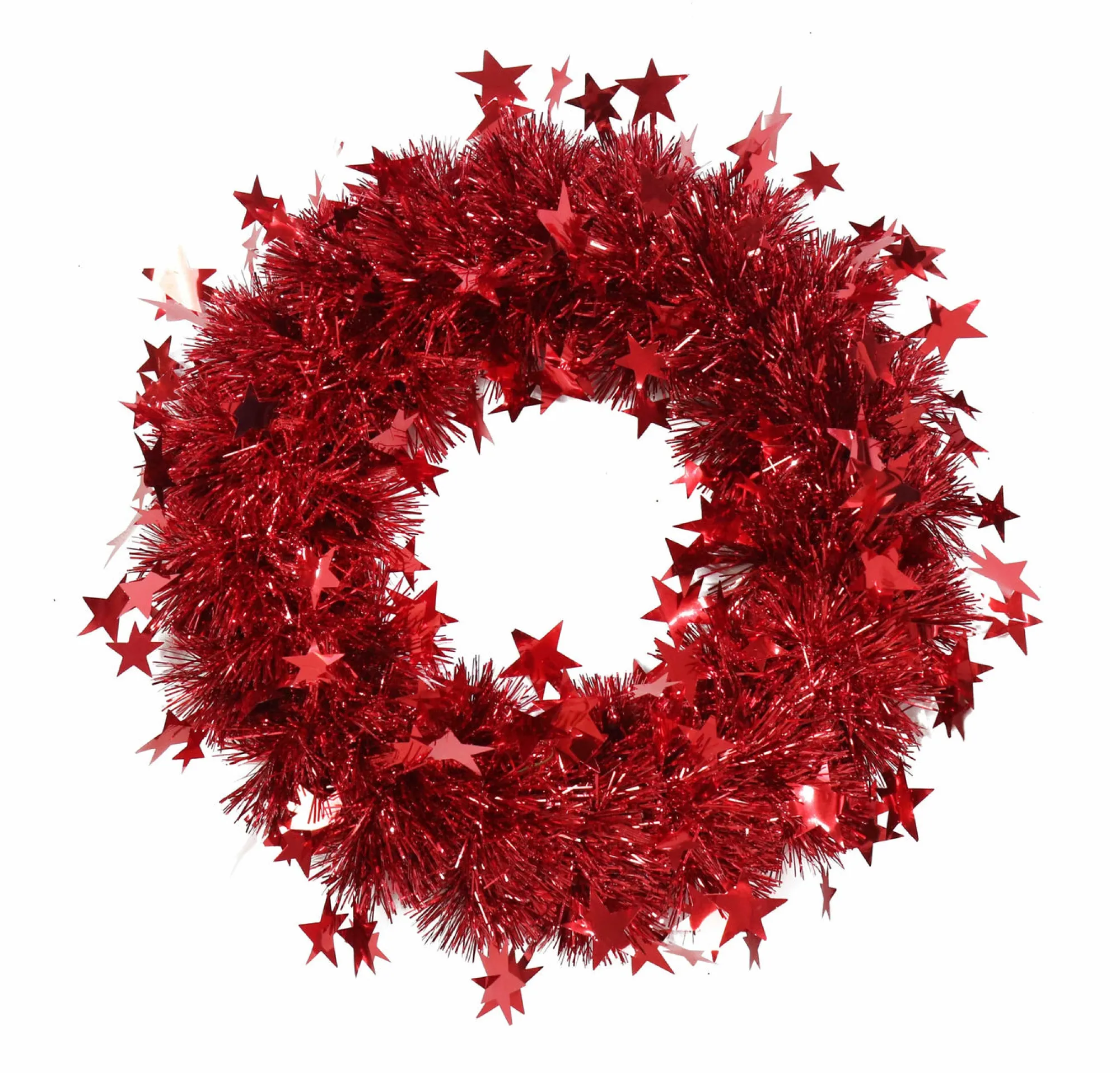 Tinsels>Christmas World Tinsel Starry Wreath Asst (28Cm)