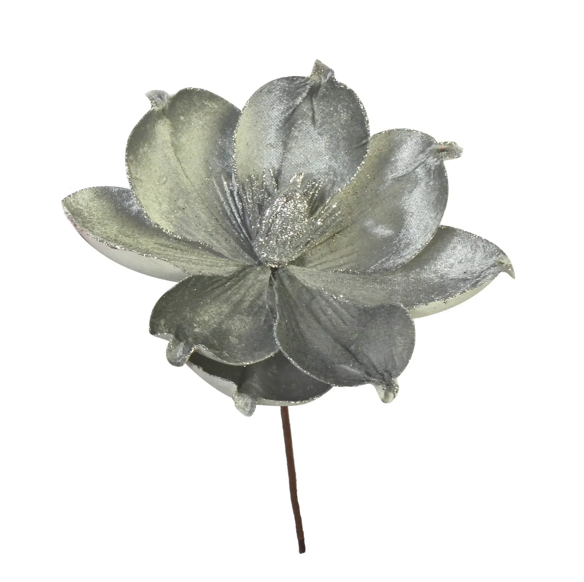 Traditional & Berry>Christmas World Velvet Glitter Magnolia Asst Pick