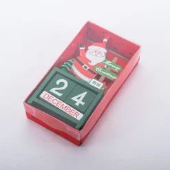 Traditional & Berry></noscript>Christmas World Wooden Handcrafted Christmas Calendar Statue